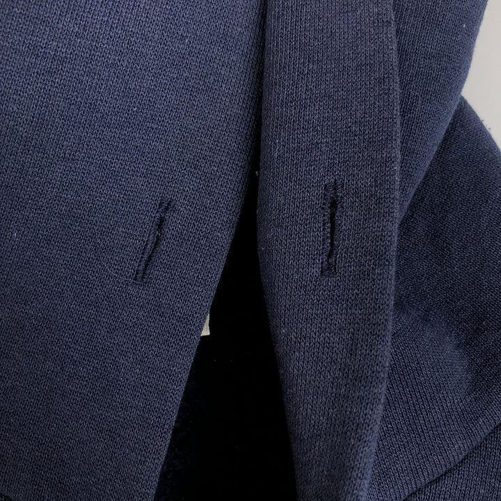 Vintage 90'S Russell Athletic full-zip sweatshirt, size XL, men's cotton navy blue type Vintage Second Hand