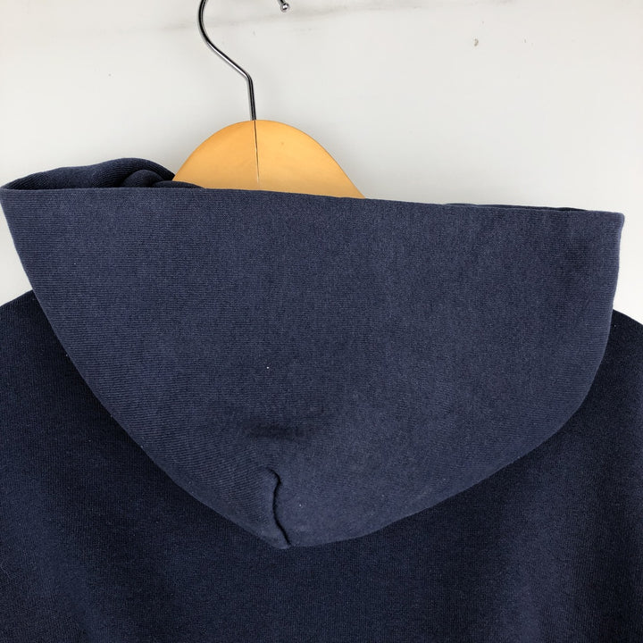 Vintage 90'S Russell Athletic full-zip sweatshirt, size XL, men's cotton navy blue type Vintage Second Hand