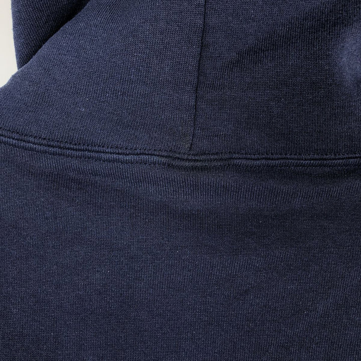 Vintage 90'S Russell Athletic full-zip sweatshirt, size XL, men's cotton navy blue type Vintage Second Hand