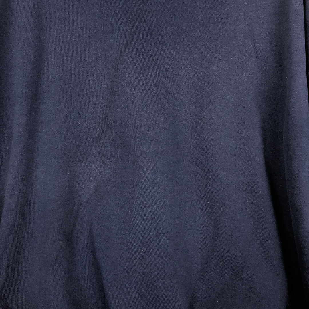 Vintage 90'S Russell Athletic full-zip sweatshirt, size XL, men's cotton navy blue type Vintage Second Hand