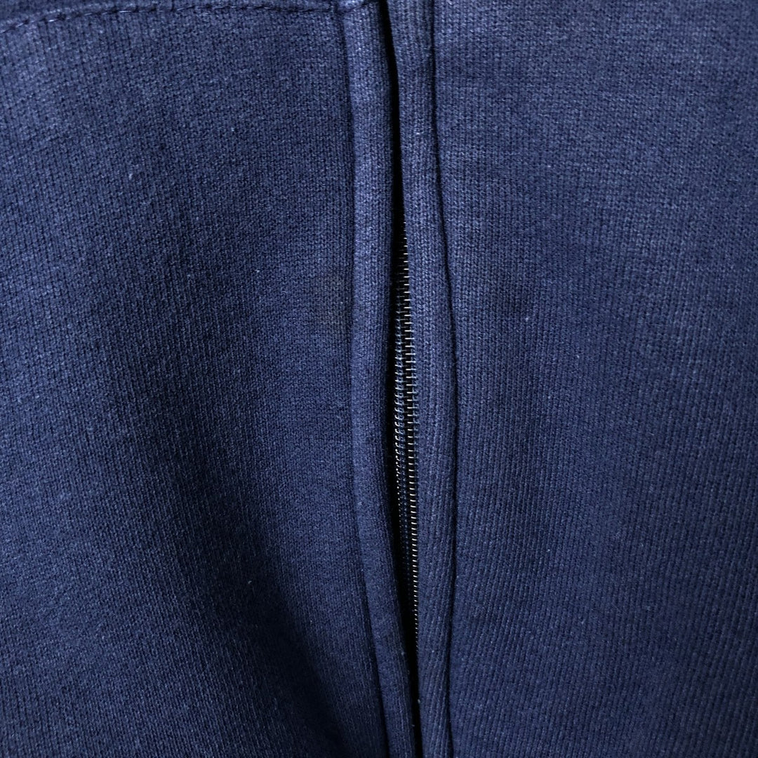 Vintage 90'S Russell ATHLETIC full-zip sweatshirt, size M, men's cotton navy blue type Vintage Second Hand
