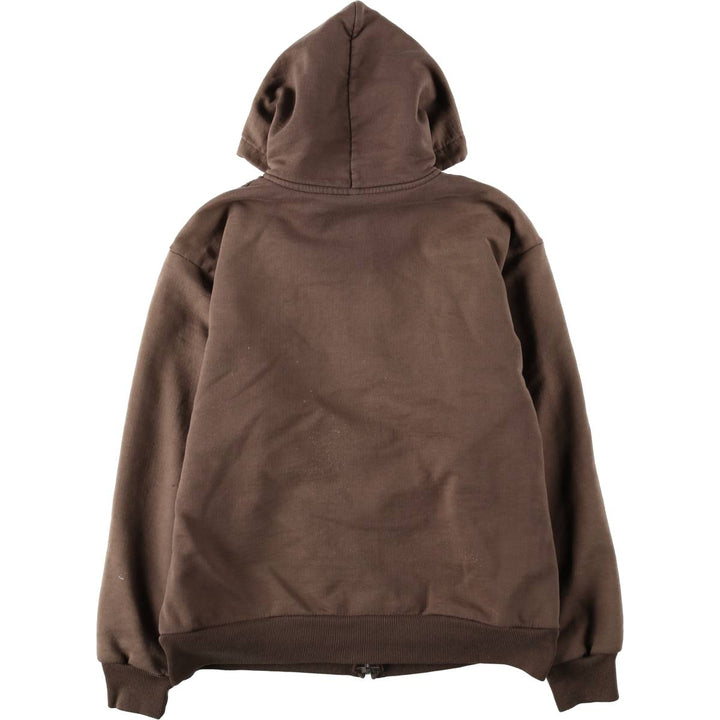Carhartt RUGGED OUTDOOR WEAR Sweat Full-Zip Hoodie, Men's Size XL (approx.) unclear brown type Vintage Second Hand
