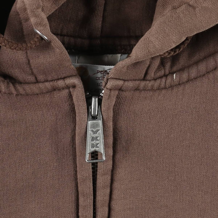 Carhartt RUGGED OUTDOOR WEAR Sweat Full-Zip Hoodie, Men's Size XL (approx.) unclear brown type Vintage Second Hand