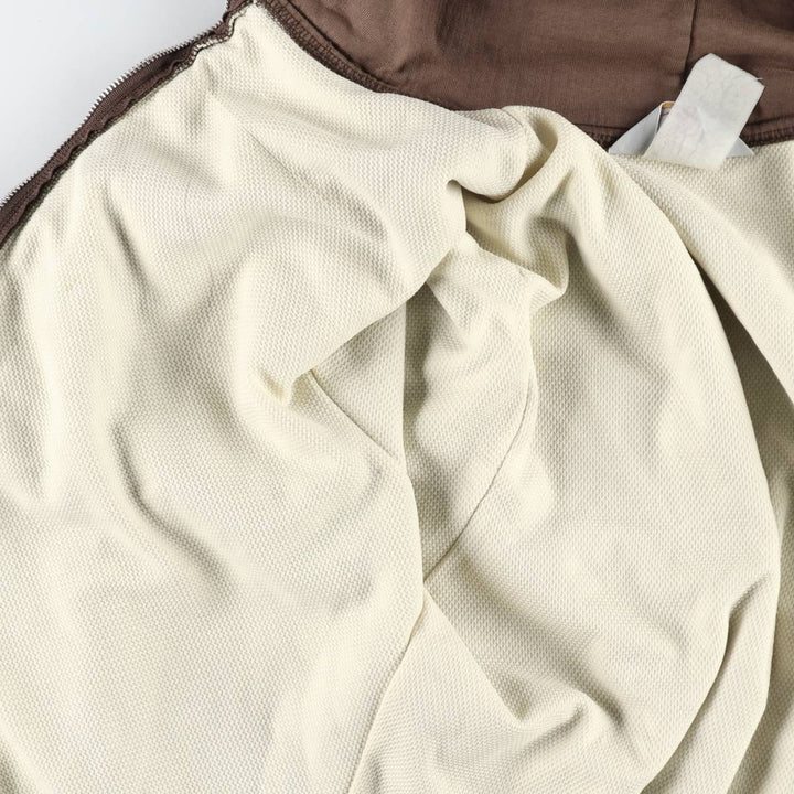 Carhartt RUGGED OUTDOOR WEAR Sweat Full-Zip Hoodie, Men's Size XL (approx.) unclear brown type Vintage Second Hand
