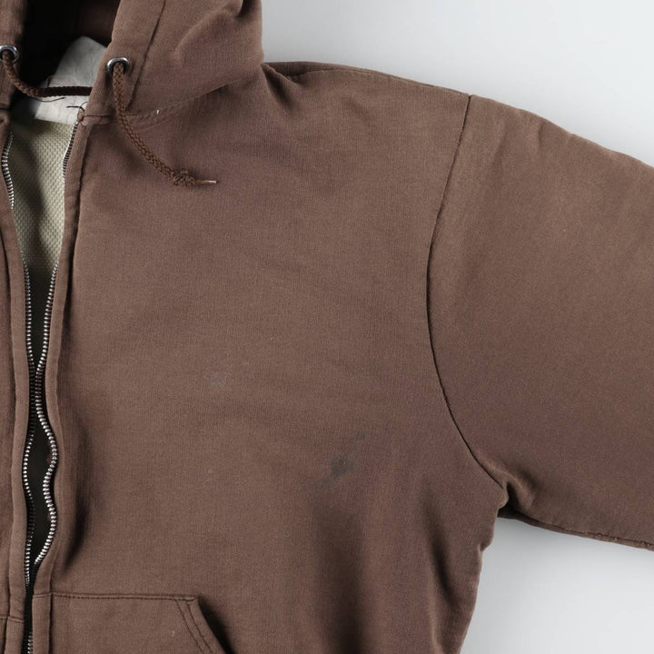 Carhartt RUGGED OUTDOOR WEAR Sweat Full-Zip Hoodie, Men's Size XL (approx.) unclear brown type Vintage Second Hand