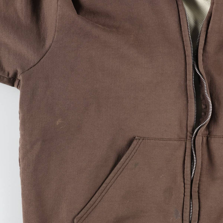 Carhartt RUGGED OUTDOOR WEAR Sweat Full-Zip Hoodie, Men's Size XL (approx.) unclear brown type Vintage Second Hand