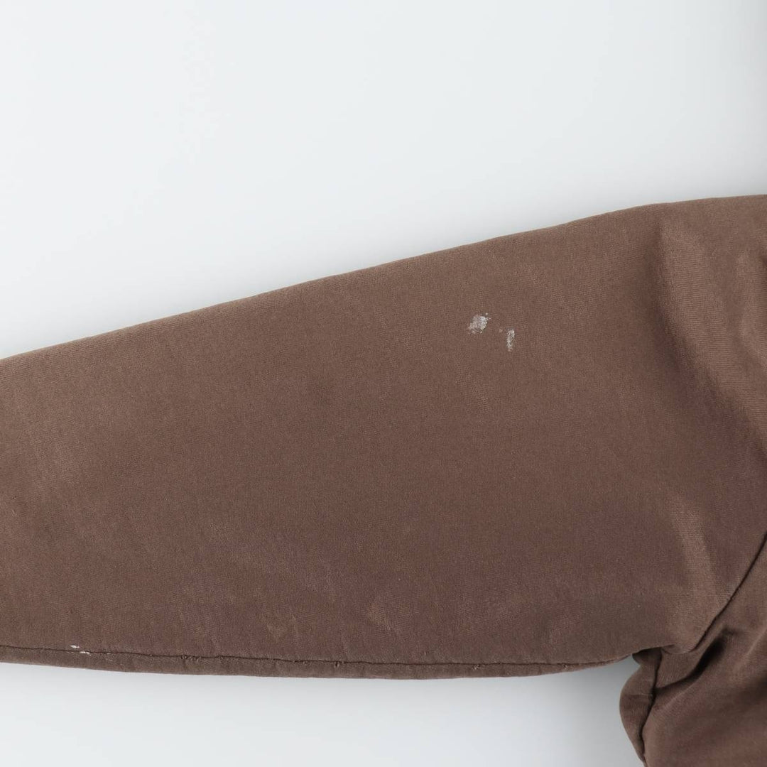 Carhartt RUGGED OUTDOOR WEAR Sweat Full-Zip Hoodie, Men's Size XL (approx.) unclear brown type Vintage Second Hand