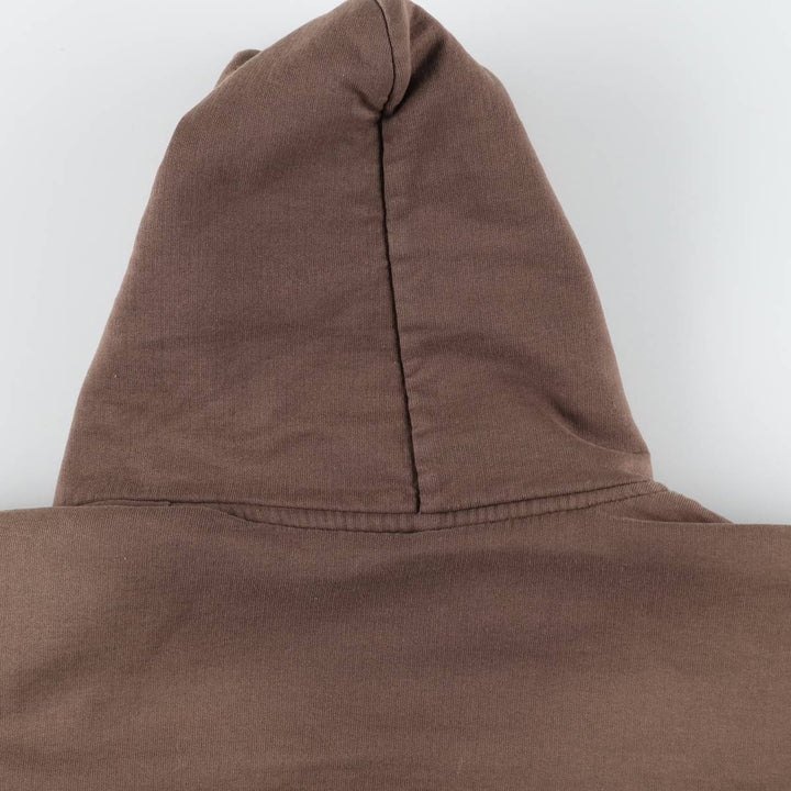 Carhartt RUGGED OUTDOOR WEAR Sweat Full-Zip Hoodie, Men's Size XL (approx.) unclear brown type Vintage Second Hand