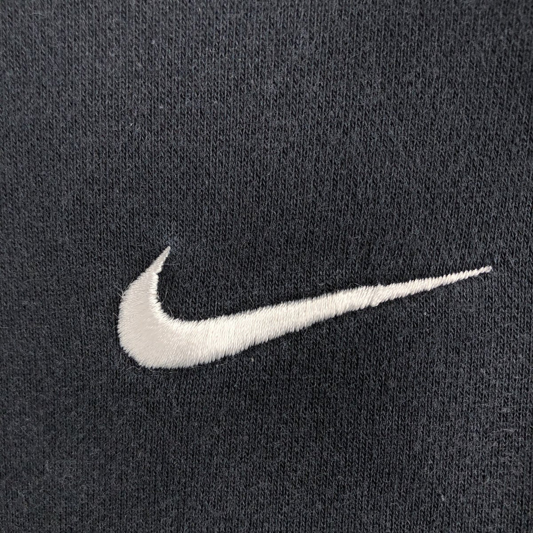 Nike Sweat Full Zip Hoodie Men's XL cotton black type Vintage Second Hand
