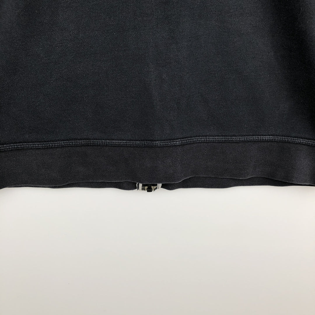 Nike Sweat Full Zip Hoodie Men's XL cotton black type Vintage Second Hand