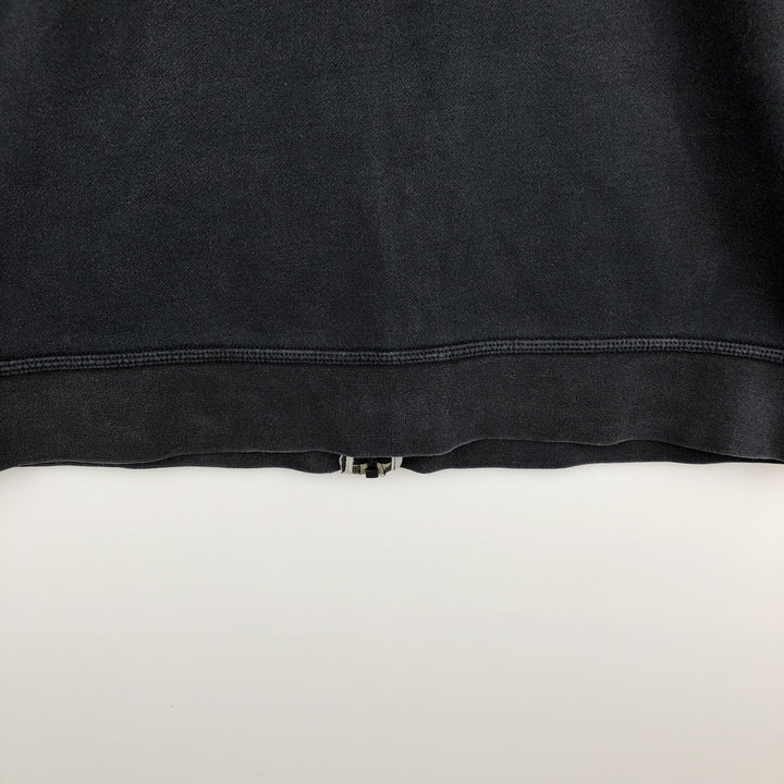 Nike Sweat Full Zip Hoodie Men's XL cotton black type Vintage Second Hand
