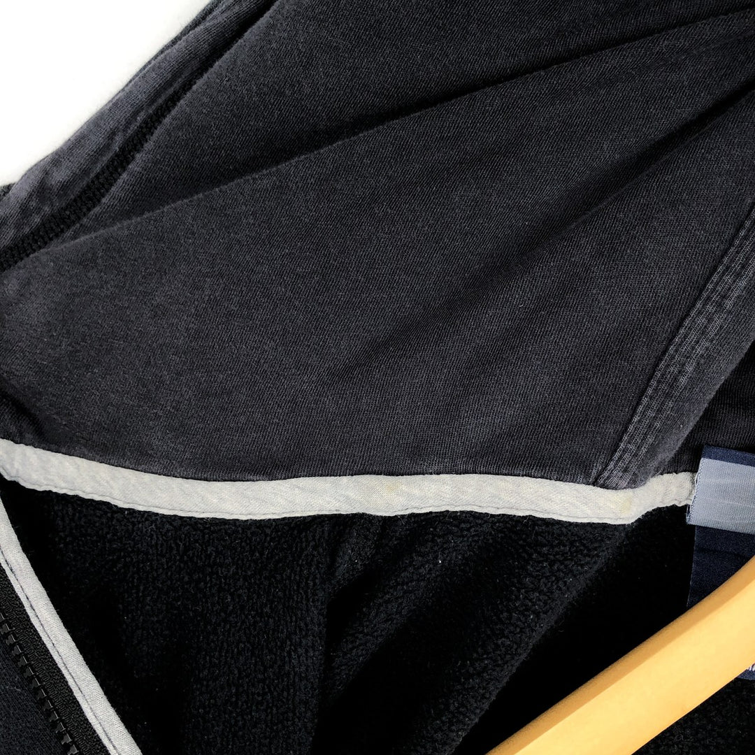 Nike Sweat Full Zip Hoodie Men's XL cotton black type Vintage Second Hand