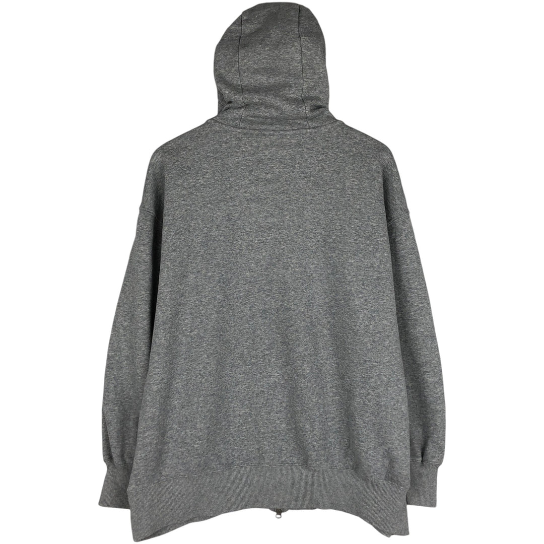 Nike Sweat Full Zip Hoodie Men's Size L cotton gray type Vintage Second Hand