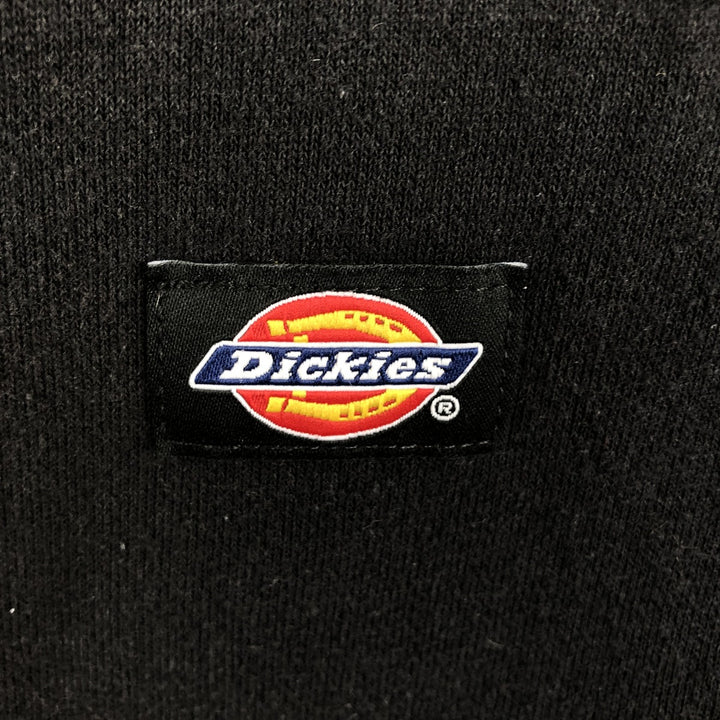 Dickies sweat full-zip hoodie, men's size XXXL equivalent. polyester black type Vintage Second Hand