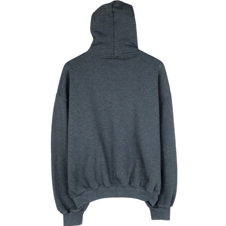 80s-90'S Russell Plain Blank Sweatshirt Hoodie, Men's Size L (Equivalent), Vintage cotton gray type Vintage Second Hand