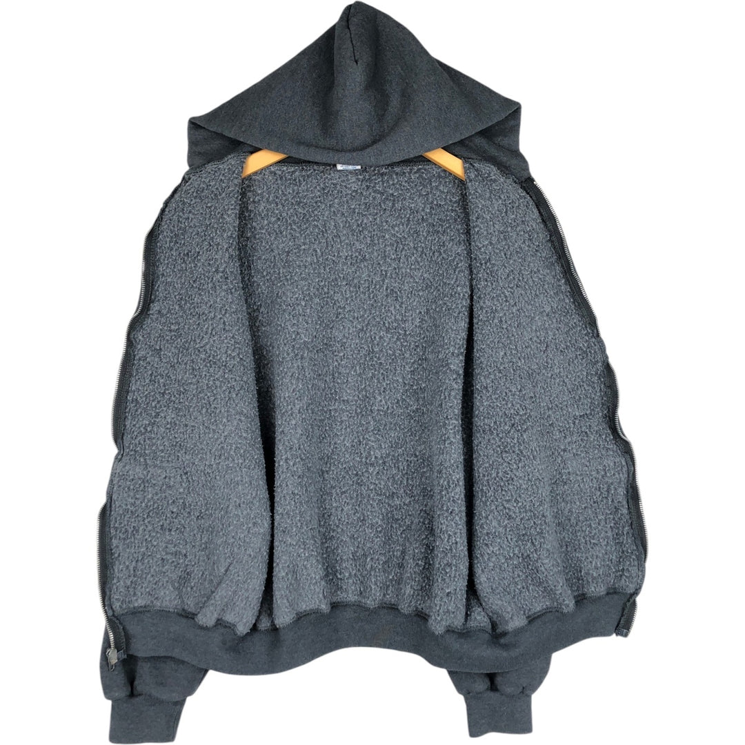80s-90'S Russell Plain Blank Sweatshirt Hoodie, Men's Size L (Equivalent), Vintage cotton gray type Vintage Second Hand