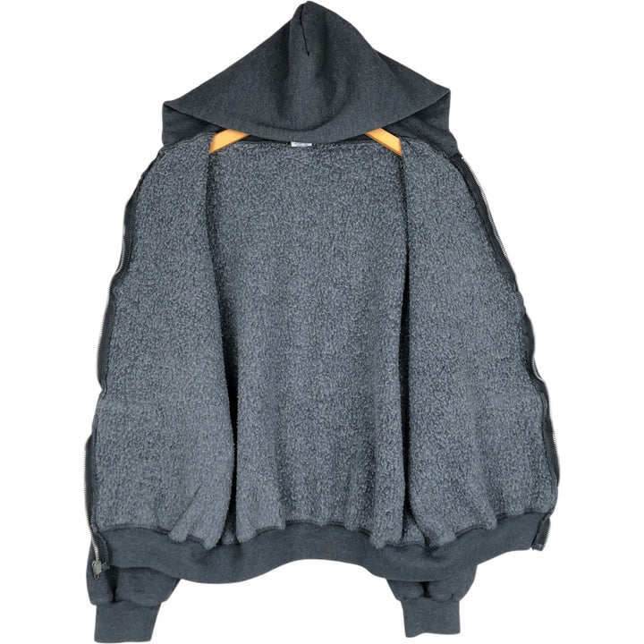80s-90'S Russell Plain Blank Sweatshirt Hoodie, Men's Size L (Equivalent), Vintage cotton gray type Vintage Second Hand