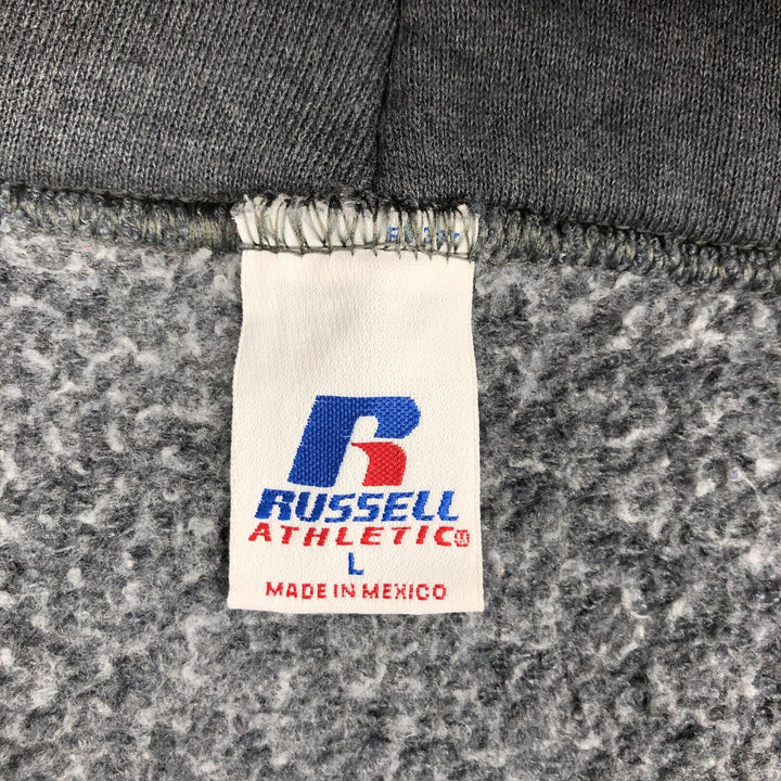 80s-90'S Russell Plain Blank Sweatshirt Hoodie, Men's Size L (Equivalent), Vintage cotton gray type Vintage Second Hand