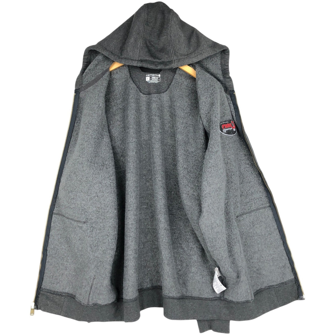 Carhartt Loose Fit Advertising Sweatshirt Pullover Hoodie, Men's Size L cotton gray type Vintage Second Hand