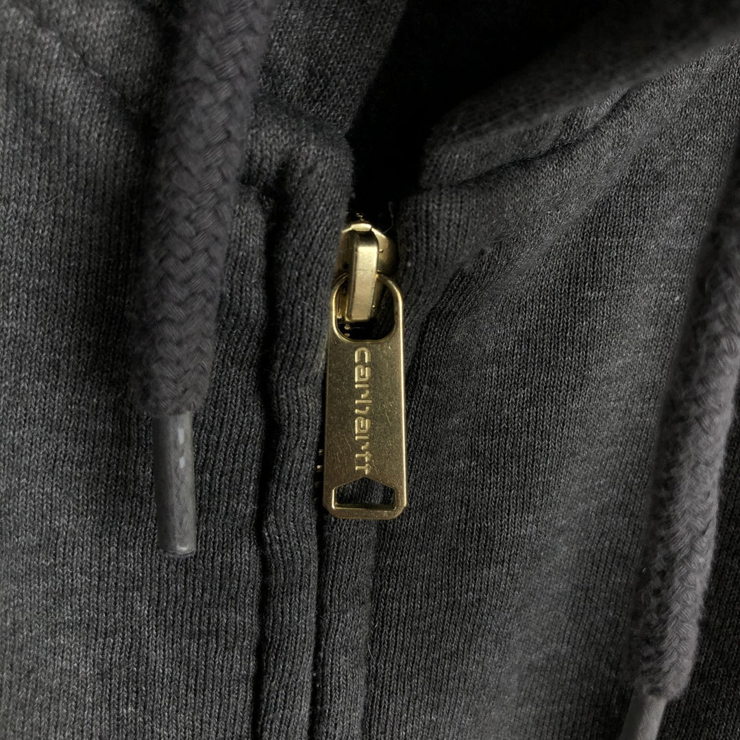 Carhartt Loose Fit Advertising Sweatshirt Pullover Hoodie, Men's Size L cotton gray type Vintage Second Hand