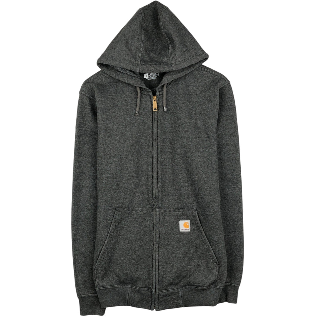 Carhartt Loose Fit Sweat Full-Zip Hoodie (Men's Size S) cotton gray type Vintage Second Hand
