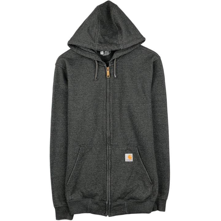 Carhartt Loose Fit Sweat Full-Zip Hoodie (Men's Size S) cotton gray type Vintage Second Hand