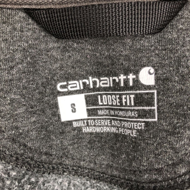 Carhartt Loose Fit Sweat Full-Zip Hoodie (Men's Size S) cotton gray type Vintage Second Hand
