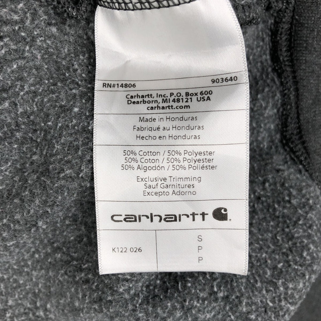 Carhartt Loose Fit Sweat Full-Zip Hoodie (Men's Size S) cotton gray type Vintage Second Hand
