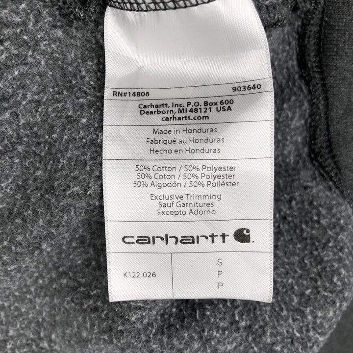Carhartt Loose Fit Sweat Full-Zip Hoodie (Men's Size S) cotton gray type Vintage Second Hand