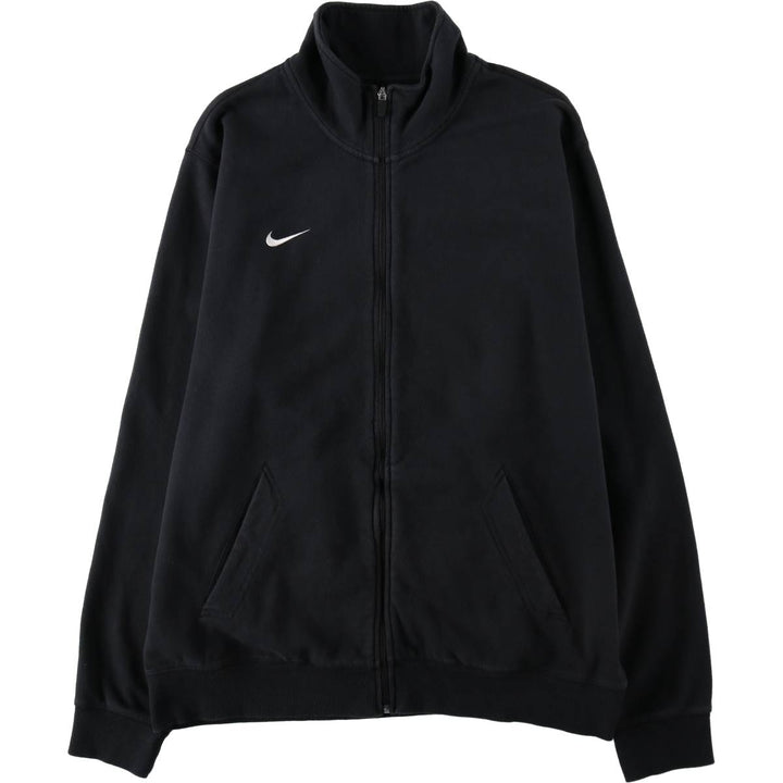 Nike full-zip sweatshirt, men's size XL cotton black type Vintage Second Hand