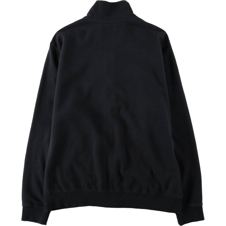 Nike full-zip sweatshirt, men's size XL cotton black type Vintage Second Hand