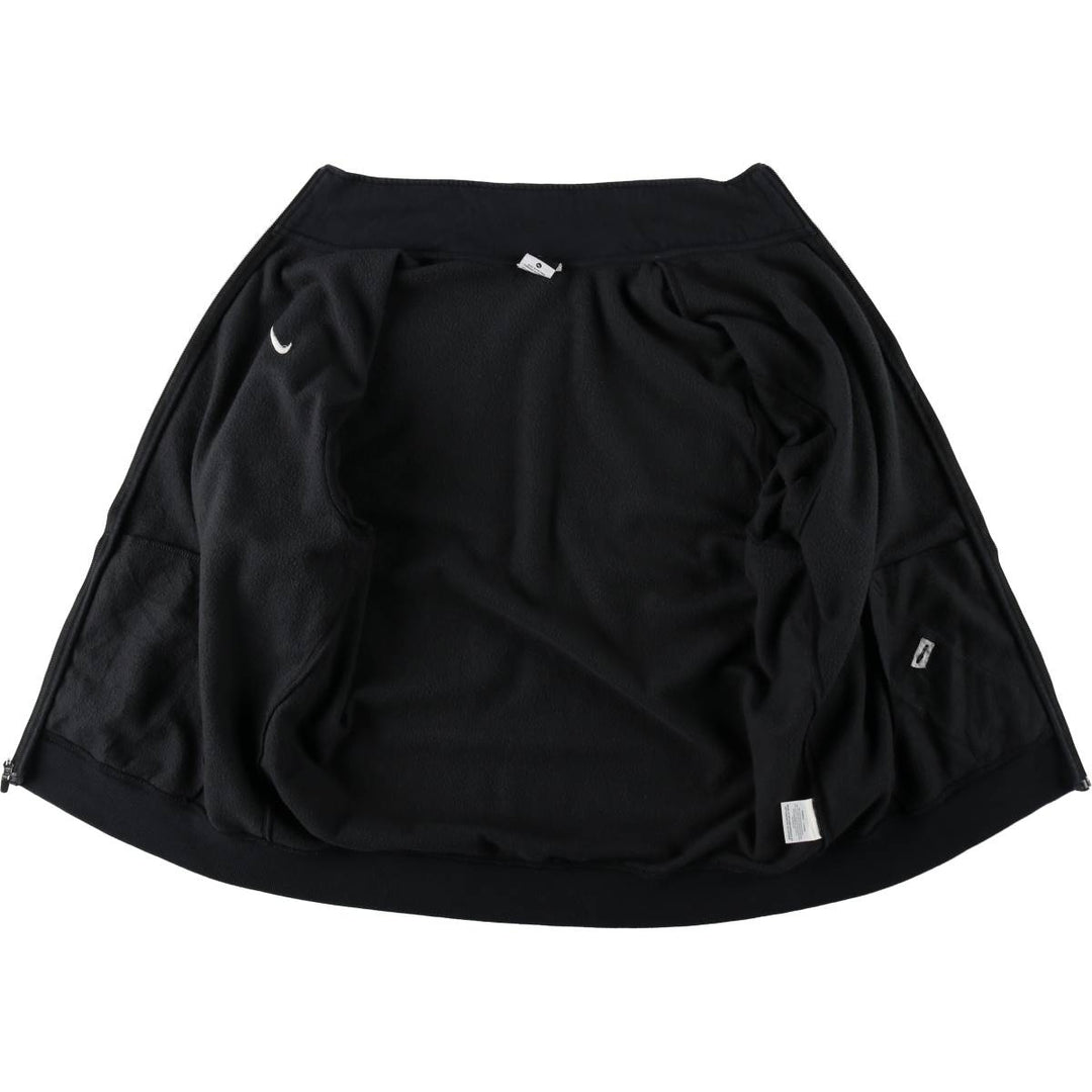 Nike full-zip sweatshirt, men's size XL cotton black type Vintage Second Hand