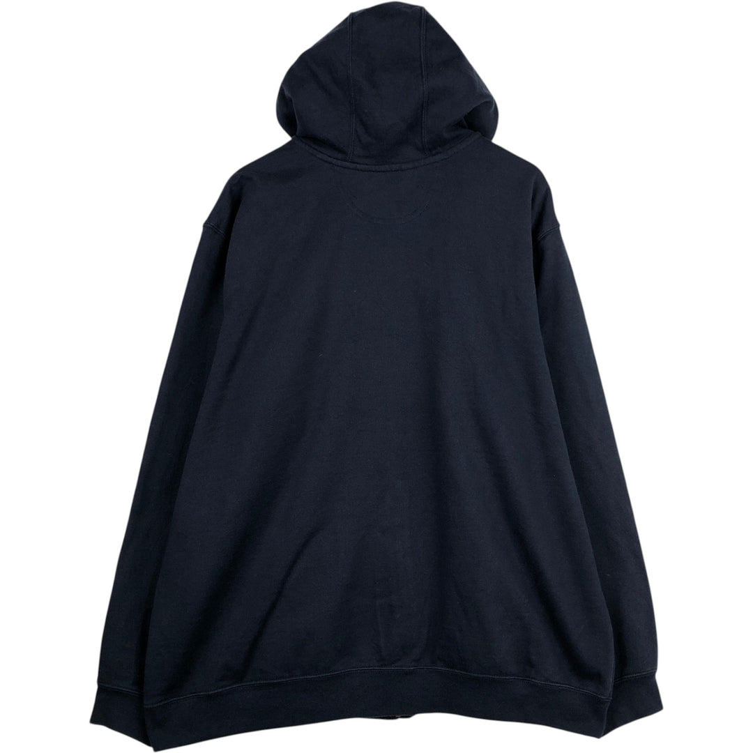 Carhartt Loose Fit Advertising Sweat Full-Zip Hoodie, Men's Size XL (approx.) cotton navy blue type Vintage Second Hand