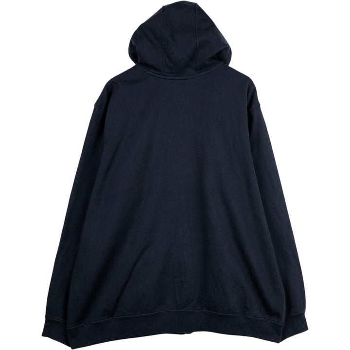 Carhartt Loose Fit Advertising Sweat Full-Zip Hoodie, Men's Size XL (approx.) cotton navy blue type Vintage Second Hand