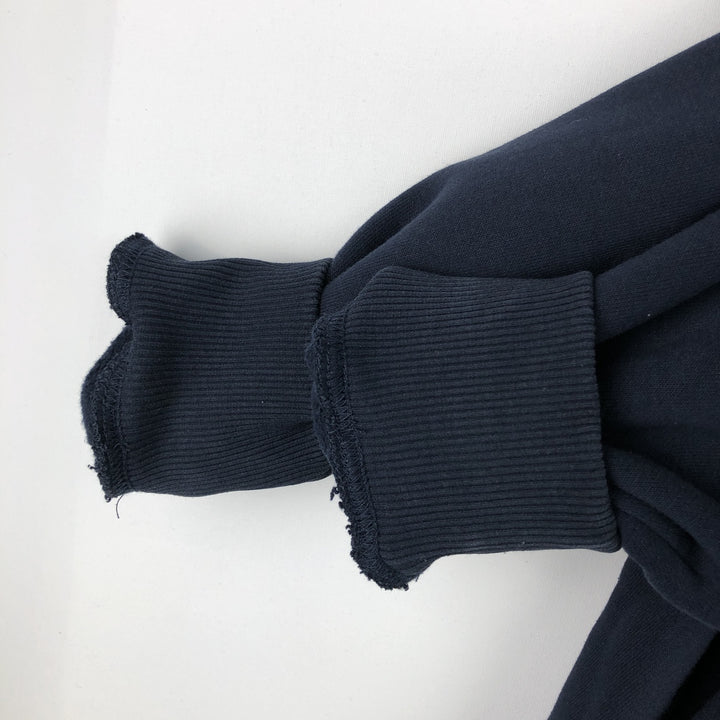Carhartt Loose Fit RAIN DEFENDER Advertising Full-Zip Sweatshirt Hoodie (Men's Size M) cotton navy blue type Vintage Second Hand