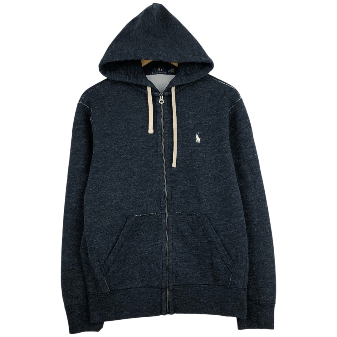 Ralph Lauren POLO RALPH LAUREN Sweat Full Zip Hoodie Men's M cotton Charcoal Vintage Second Hand