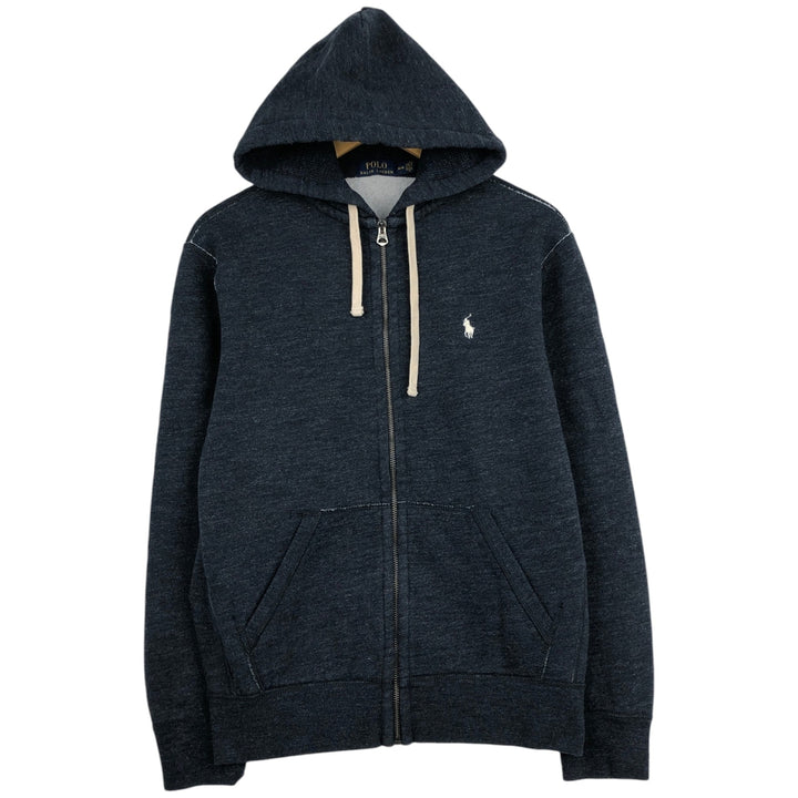 Ralph Lauren POLO RALPH LAUREN Sweat Full Zip Hoodie Men's M cotton Charcoal Vintage Second Hand