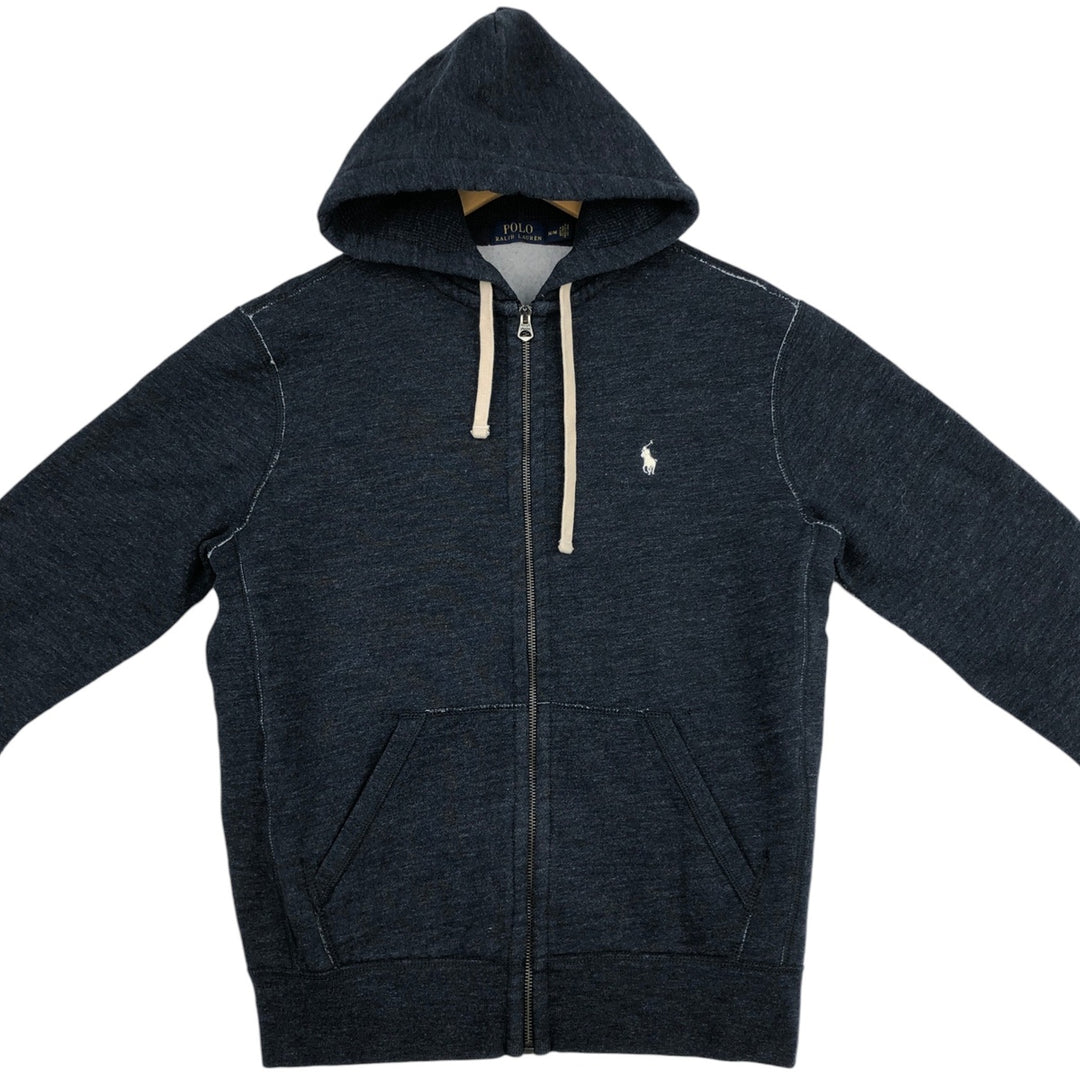 Ralph Lauren POLO RALPH LAUREN Sweat Full Zip Hoodie Men's M cotton Charcoal Vintage Second Hand