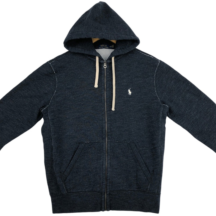 Ralph Lauren POLO RALPH LAUREN Sweat Full Zip Hoodie Men's M cotton Charcoal Vintage Second Hand