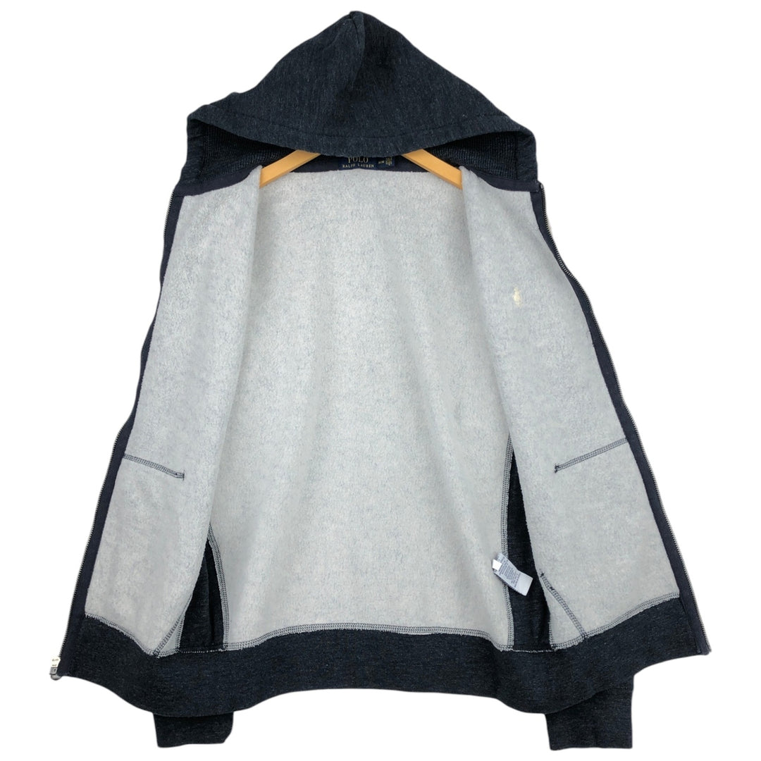 Ralph Lauren POLO RALPH LAUREN Sweat Full Zip Hoodie Men's M cotton Charcoal Vintage Second Hand
