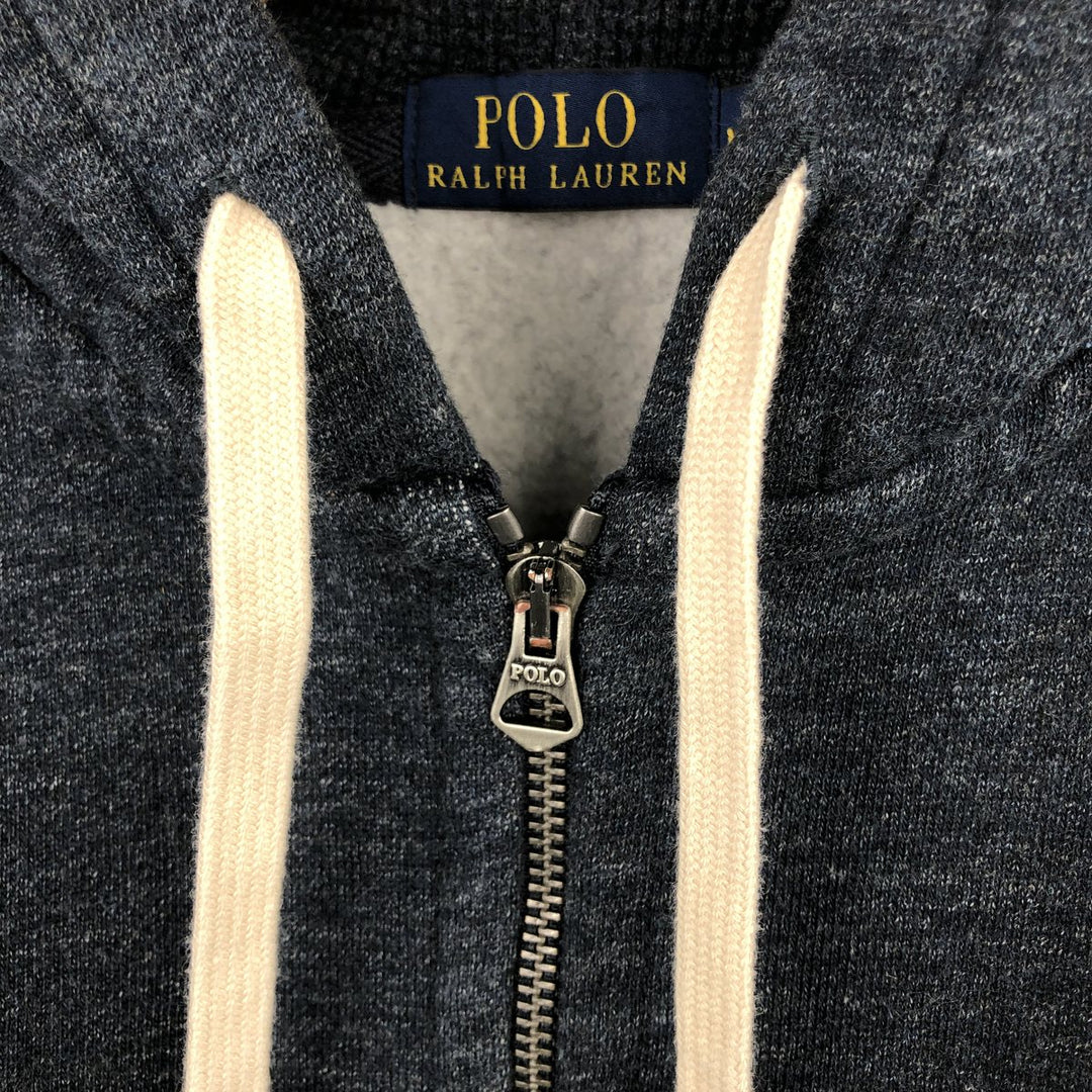 Ralph Lauren POLO RALPH LAUREN Sweat Full Zip Hoodie Men's M cotton Charcoal Vintage Second Hand