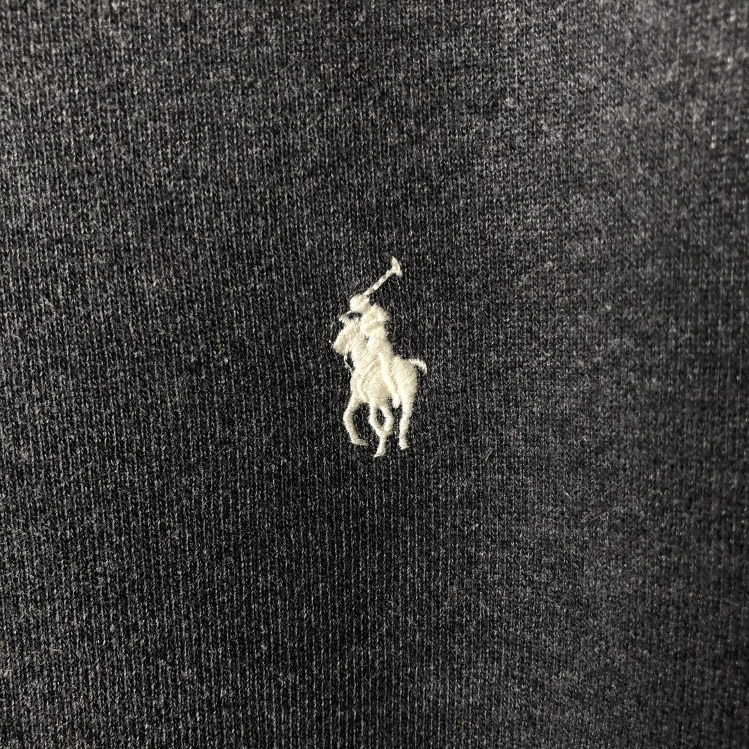 Ralph Lauren POLO RALPH LAUREN Full Zip Sweatshirt Trainer Men's M size cotton gray type Vintage Second Hand