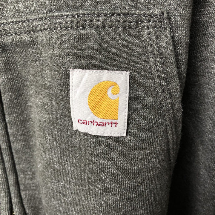 Carhartt Loose Fit Full-Zip Sweatshirt, Men's Size M cotton gray type Vintage Second Hand