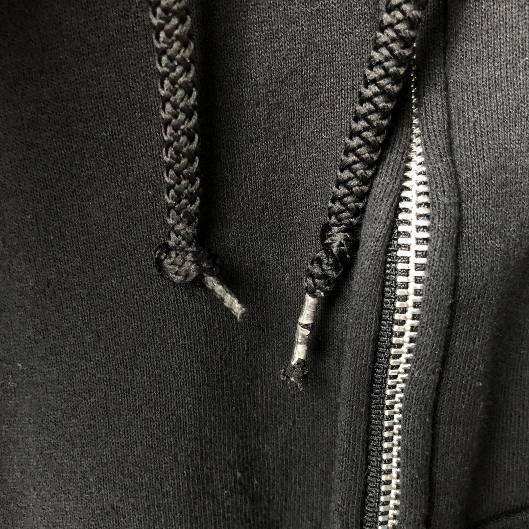 2000'S ~ Russell Sweat Full Zip Hoodie Men's L cotton black type Vintage Second Hand