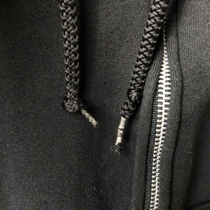 2000'S ~ Russell Sweat Full Zip Hoodie Men's L cotton black type Vintage Second Hand
