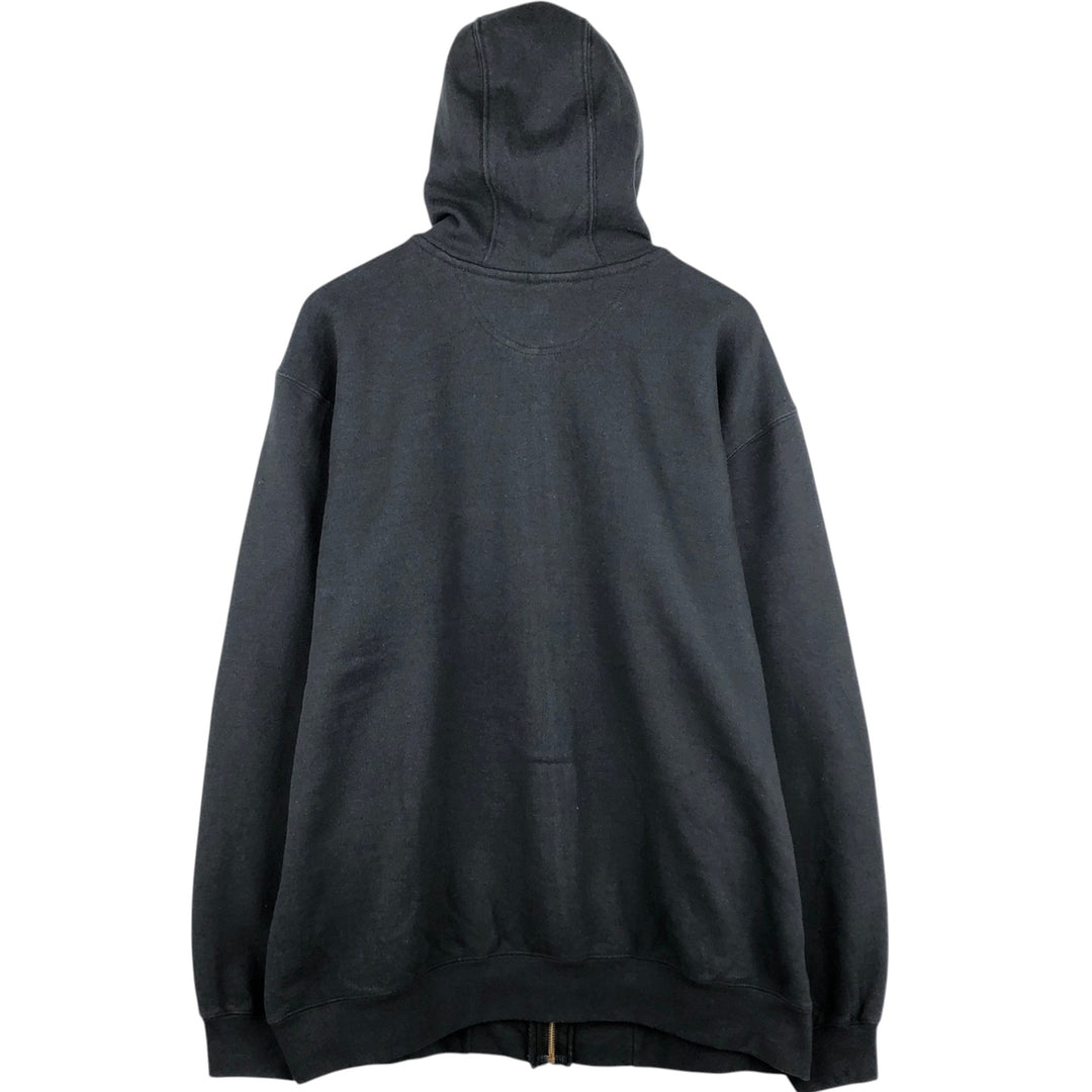 Carhartt ORIGINAL FIT Sweat Full Zip Hoodie Men's XL cotton black type Vintage Second Hand