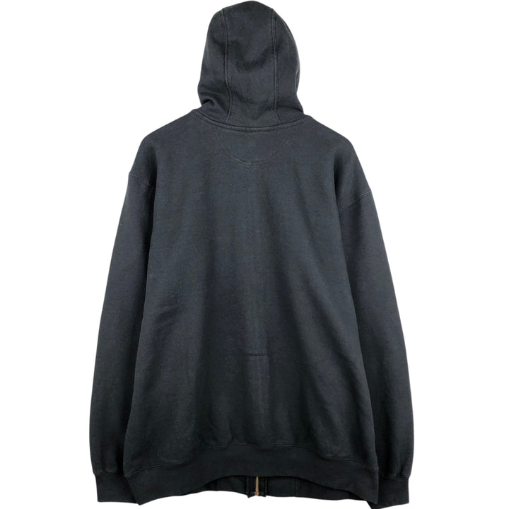 Carhartt ORIGINAL FIT Sweat Full Zip Hoodie Men's XL cotton black type Vintage Second Hand