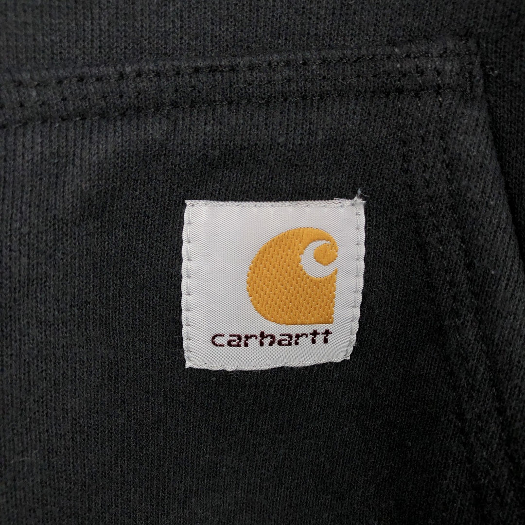 Carhartt ORIGINAL FIT Sweat Full Zip Hoodie Men's XL cotton black type Vintage Second Hand