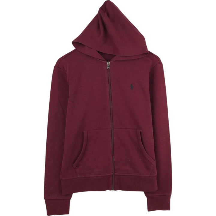 Ralph Lauren POLO RALPH LAUREN Sweat Full Zip Hoodie Men's S cotton red type reddish brown Vintage Second Hand