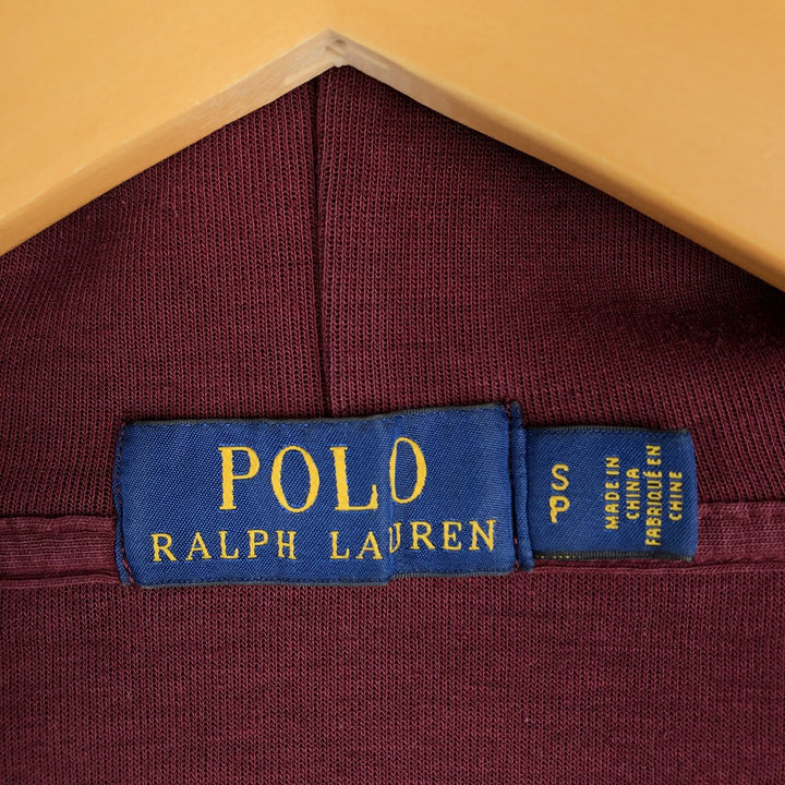 Ralph Lauren POLO RALPH LAUREN Sweat Full Zip Hoodie Men's S cotton red type reddish brown Vintage Second Hand